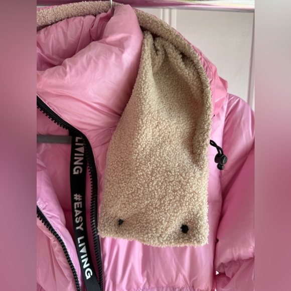 Montereggi Women's Down Jacket Pink Size 46It - Picture 10 of 13